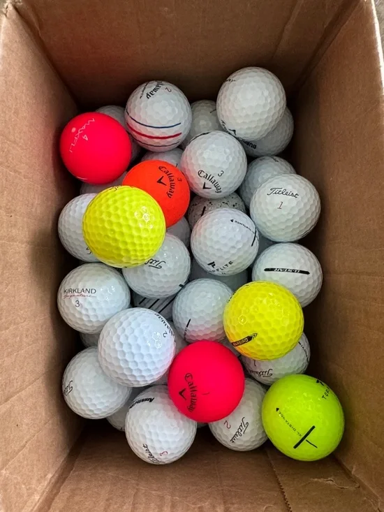 Golf Balls 40 Golf Balls Titleist Calloway Sporty Assorted Used Golf Balls - Picture 1 of 1